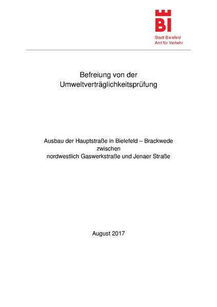 Datei:2.25 pfv planunterlagen umbau brackwede hauptstrasse inkl. 3 hochbahnsteige 8.1 uvp vorpruefung.pdf